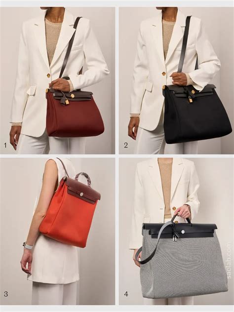 hermes herbag zip pm bag price|herbag bag size.